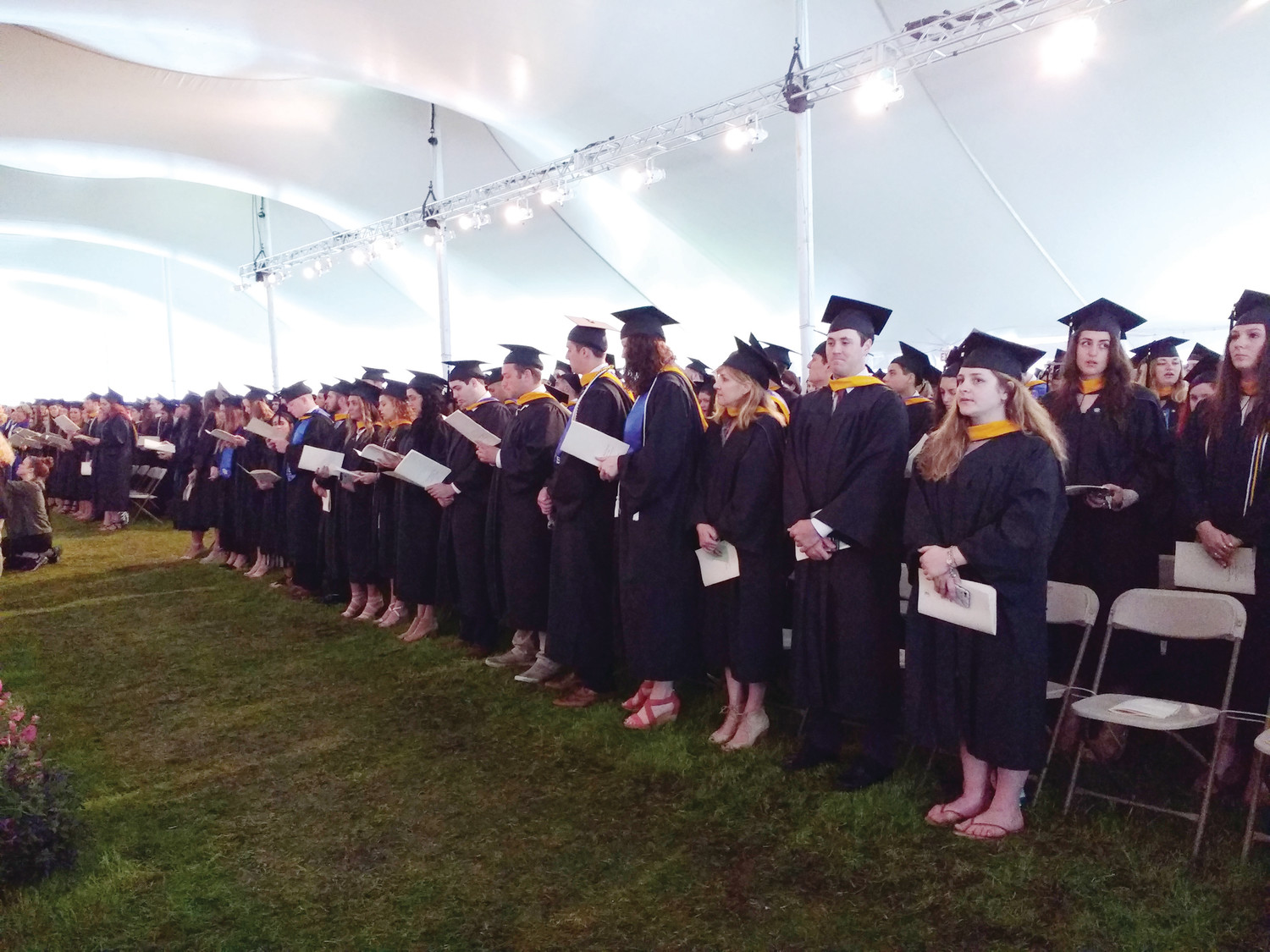 The Salve Regina University Class of 2018 take part in their commencement on Sunday, May 20.